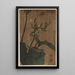 Sauterelle - Keisai Eisen — framed artwork on a wall