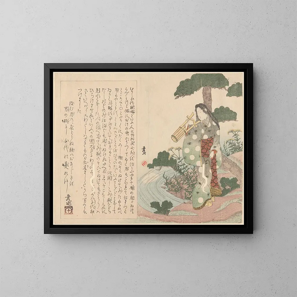 Zomer - Keisai Eisen — ingelijst kunstwerk aan de muur