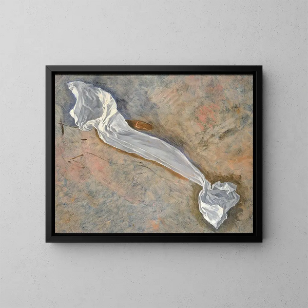 Studie voor de plooien van de Achtervolging van het Ideaal - Kenyon Cox — ingelijst kunstwerk aan de muur