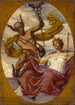 Studie voor een fresco aan de US Custom House Cleveland OH Het Handel dat eer betuigt aan de haven van Cleveland - Kenyon Cox — weergave van het kunstwerk