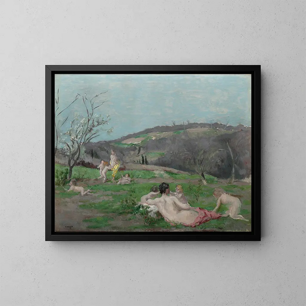 Le Jardin - Ker Xavier Roussel — ingelijst kunstwerk aan de muur