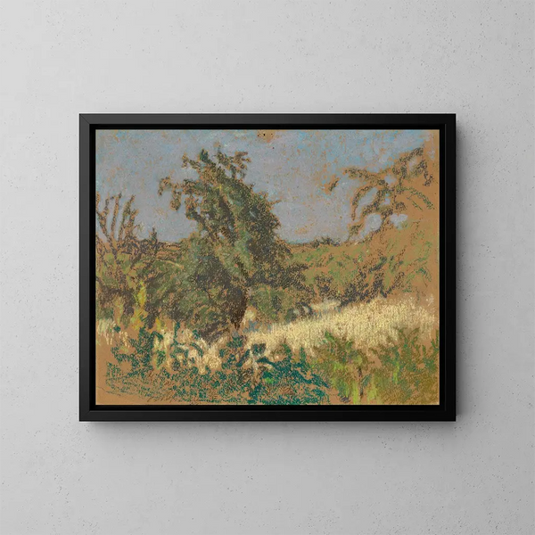 Landschap - Ker Xavier Roussel — ingelijst kunstwerk aan de muur