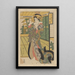 Geisha - Kikukawa Eizan — framed artwork on a wall