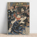 Reproductie van het schilderij Kinhyōshi Yōrin, held uit Suikoden - Utagawa Kuniyoshi