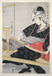 Hataori Tissage sur un métier - Kitagawa Utamaro — weergave van het kunstwerk