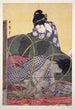 Horogaya Moustiquaire pour bébé - Kitagawa Utamaro — weergave van het kunstwerk