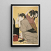 Kamiyui Coiffure - Kitagawa Utamaro — ingelijst kunstwerk aan de muur