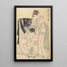 Image de la classe moyenne - Kitagawa Utamaro — ingelijst kunstwerk aan de muur