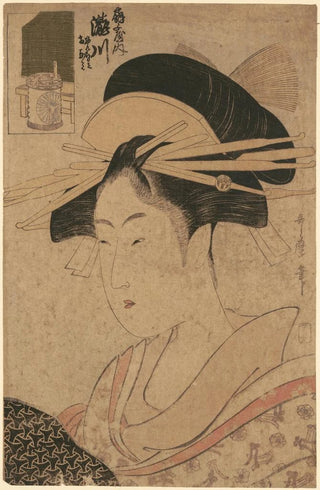 Kitagawa Utamaro - Portrait of Beauty Takigawa at giya.webp