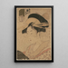 Portrait de beauté Takigawa au giya - Kitagawa Utamaro — ingelijst kunstwerk aan de muur