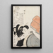Rikomono Monsieur Je-sais-tout - Kitagawa Utamaro — ingelijst kunstwerk aan de muur