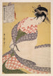 Shirauchikake Le surcot blanc - Kitagawa Utamaro — weergave van het kunstwerk