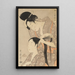 La coiffeuse - Kitagawa Utamaro — ingelijst kunstwerk aan de muur