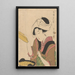 Vrouw die kookt - Kitagawa Utamaro — ingelijst kunstwerk aan de muur