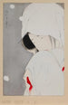 La demoiselle héron - Kitano Tsunetomi — weergave van het kunstwerk
