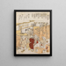 Zonder titel - Kitao Shigemasa — ingelijst kunstwerk aan de muur