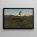 Study of the Landscape around Karlsruhe - Kitty Kielland — framed artwork on a wall