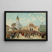 Lajkonik on the main square in Kraków - Klemens Bąkowski — framed artwork on a wall