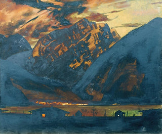 Klemens Brosch - Zell am See bei Nacht.webp