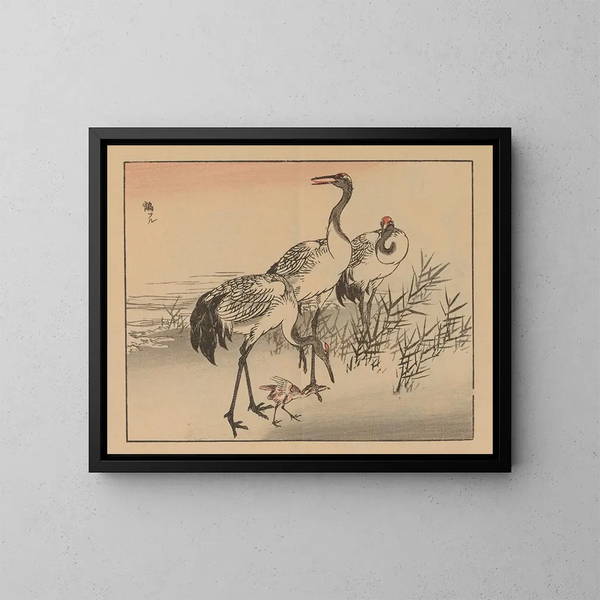 Bairei gafu, planche 02 - Kono Bairei — ingelijst kunstwerk aan de muur
