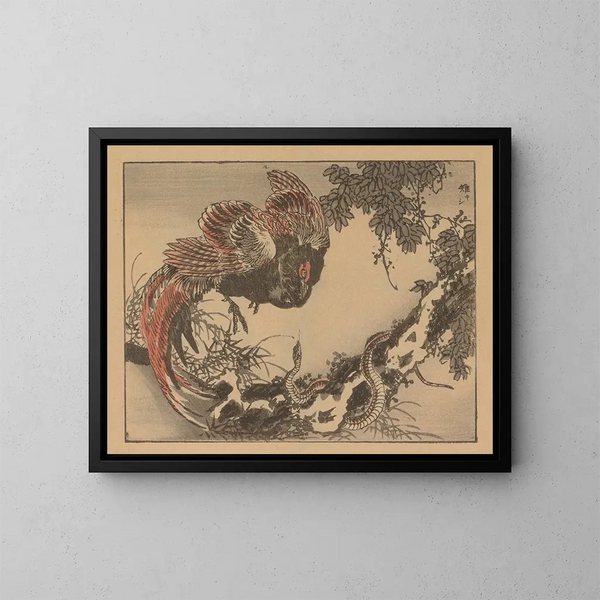 Bairei gafu Pl. 06 - Kono Bairei — ingelijst kunstwerk aan de muur