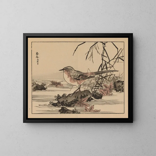 Bairei gafu, planche 21 - Kono Bairei — ingelijst kunstwerk aan de muur