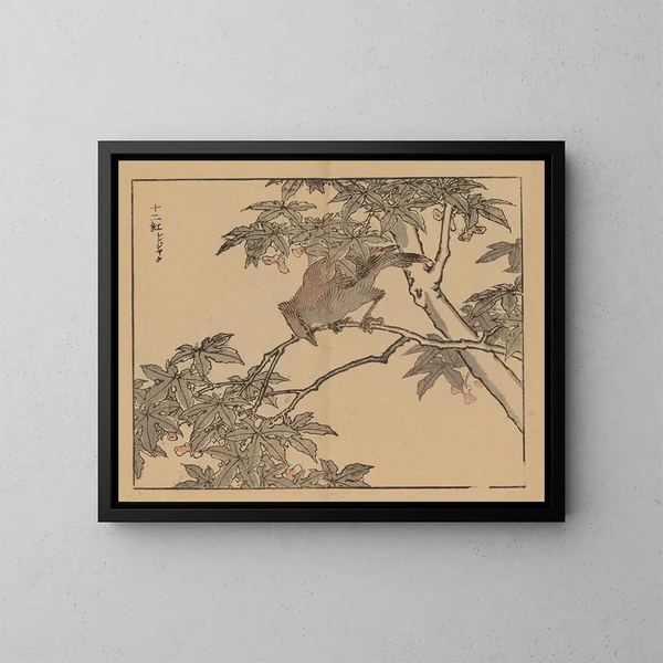 Bairei gafu, planche 32 - Kono Bairei — ingelijst kunstwerk aan de muur