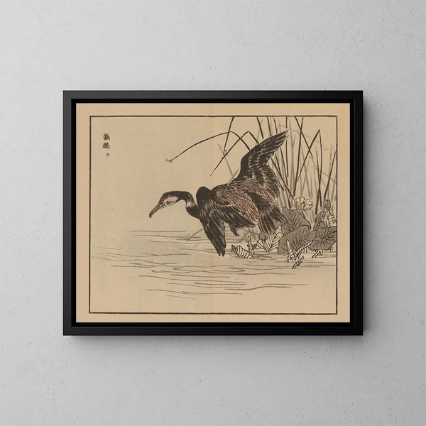 Album de Bairei, planche 33 - Kono Bairei — ingelijst kunstwerk aan de muur