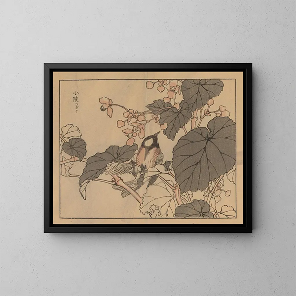 Bairei gafu, planche 39 - Kono Bairei — ingelijst kunstwerk aan de muur