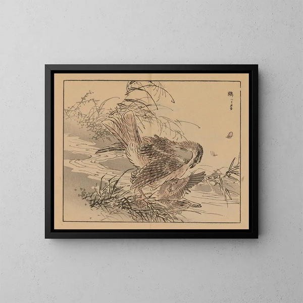 Bairei gafu, planche 46 - Kono Bairei | Reproduction — ingelijst kunstwerk aan de muur