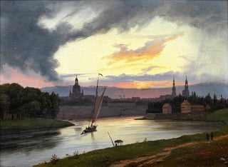 Knud Baade - Dresden at Sunset.webp