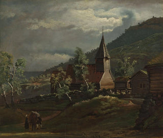 Knud Baade - The Church at Gaupne in Sogn.webp