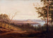 Vue van Hobart Town - Knut Bull — weergave van het kunstwerk