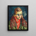 Portret van een dame - Konrad Mägi — ingelijst kunstwerk aan de muur