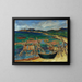 Boten op zee - Konrad Mägi — ingelijst kunstwerk aan de muur