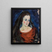 Portret van een vrouw - Konrad Mägi — ingelijst kunstwerk aan de muur