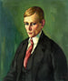 Portret van een man - Konrad Mägi — weergave van het kunstwerk