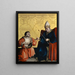 Antipater devant Jules César - Konrad Witz — framed artwork on a wall