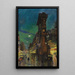 Urban landscape painting - Konstantin Alexeïevitch Korovine — framed artwork on a wall