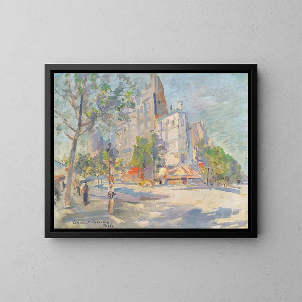 Parijs in de lente - Konstantin Alexeïevitch Korovine — ingelijst kunstwerk aan de muur