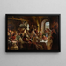 Een huwelijksfeest Boyard - Konstantin Egorovich Makovsky — ingelijst kunstwerk aan de muur