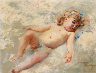 Cherubijn - Konstantin Egorovich Makovsky — weergave van het kunstwerk