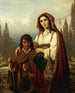 L'espoir d'une mère - Konstantin Johannes Franz Cretius — weergave van het kunstwerk