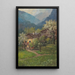 Trees in Bloom Lilacs in Bloom - Konstantin Stoitzner — framed artwork on a wall