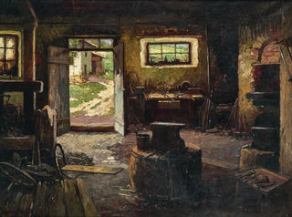 Konstantin Stoitzner - Dorfschmiede in Faistenau.webp