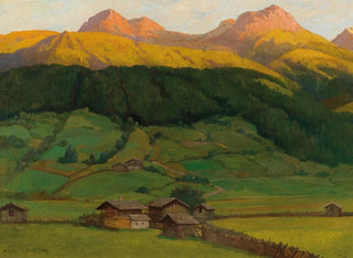 Konstantin Stoitzner - Einbruch der Dmmerung Oberpinzgau.webp
