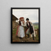 Cracovian Painting - Konstanty Makowski — framed artwork on a wall