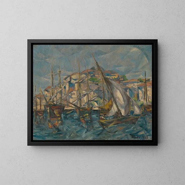 Dubrovnik - Konstantin Bauer — ingelijst kunstwerk aan de muur