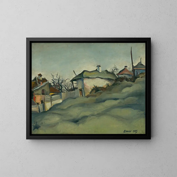 Periferie Koc - Konstantin Bauer — ingelijst kunstwerk aan de muur