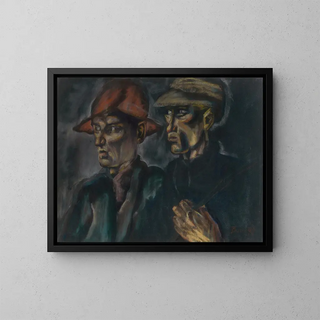 Tulpen - Konstantin Bauer — ingelijst kunstwerk aan de muur